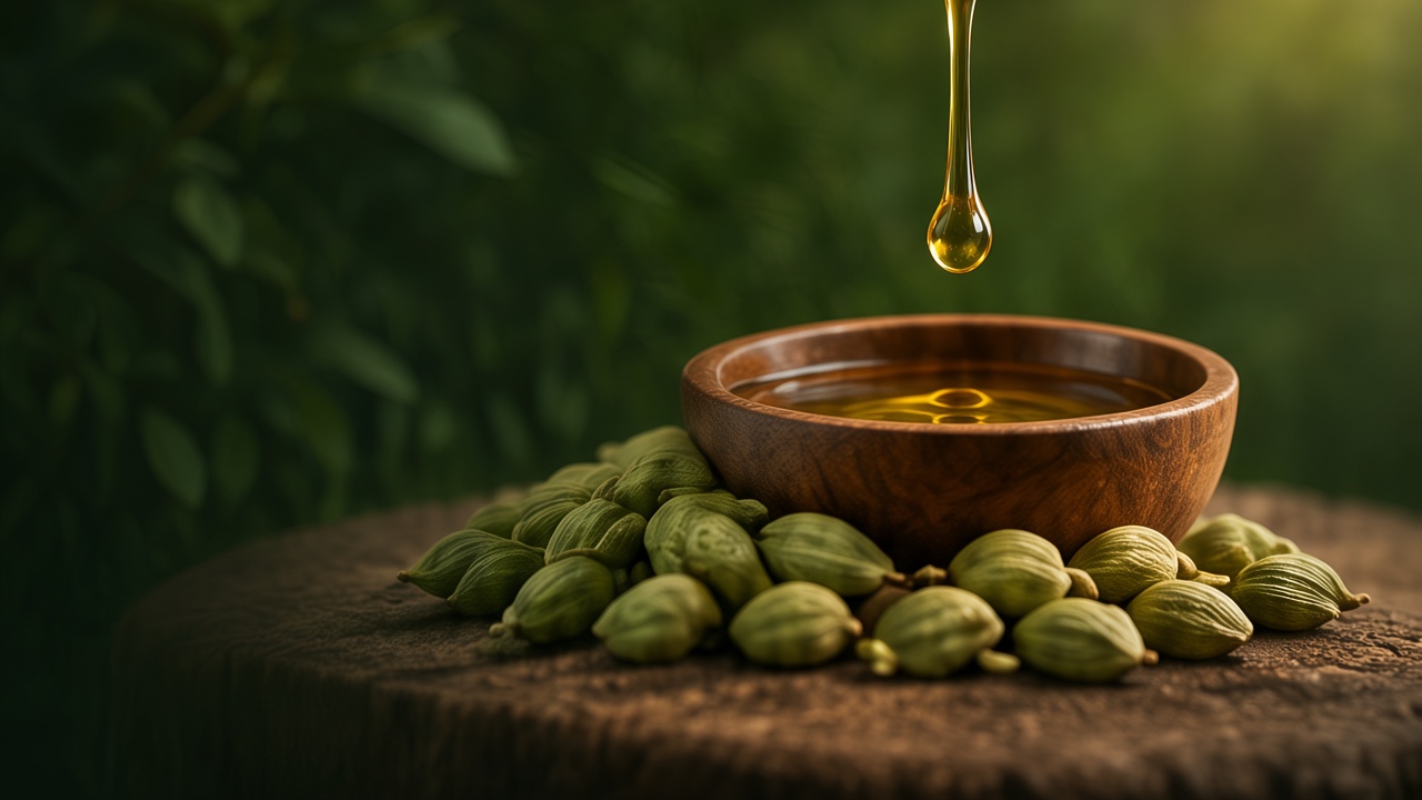 Cardamom oil and pods for bulk supply