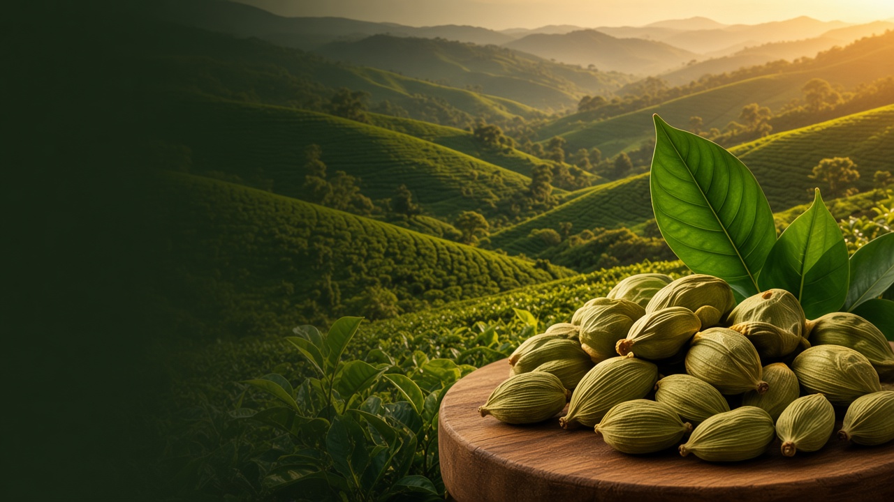 Premium green cardamom ready for export